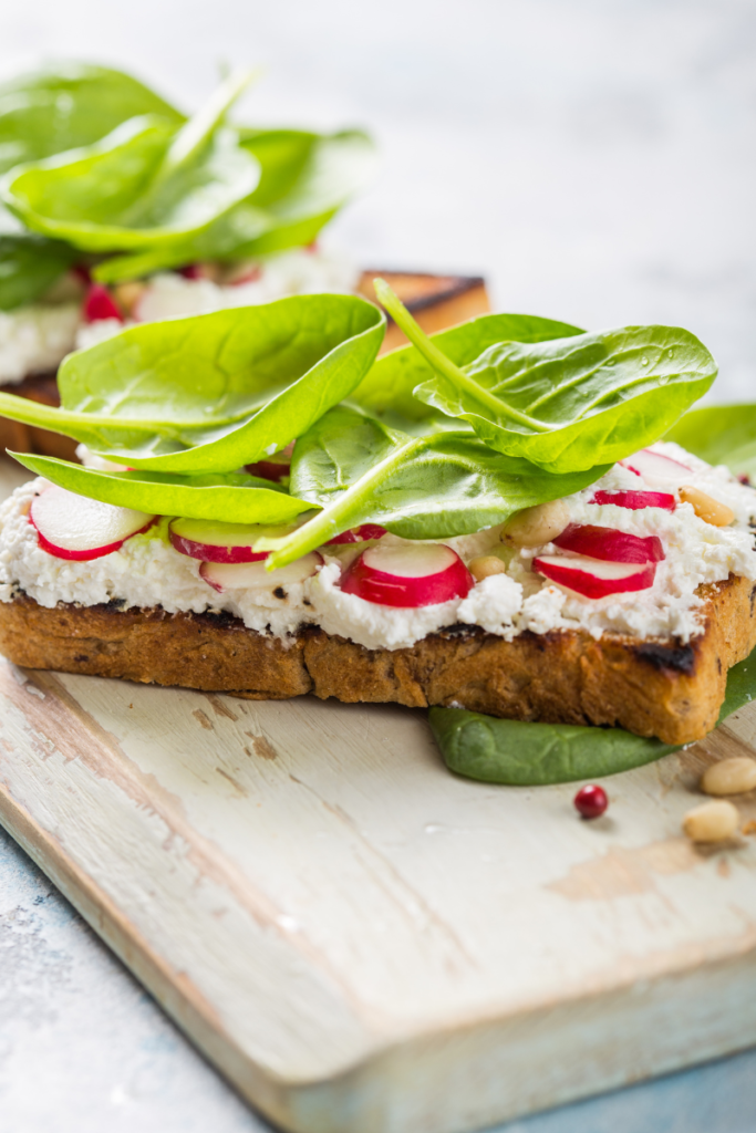 tartines healthy petit-déjeuner salé