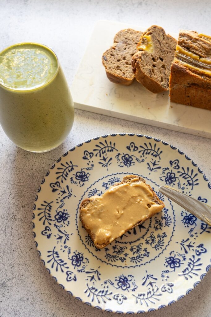 banana bread pour le petit déjeuner